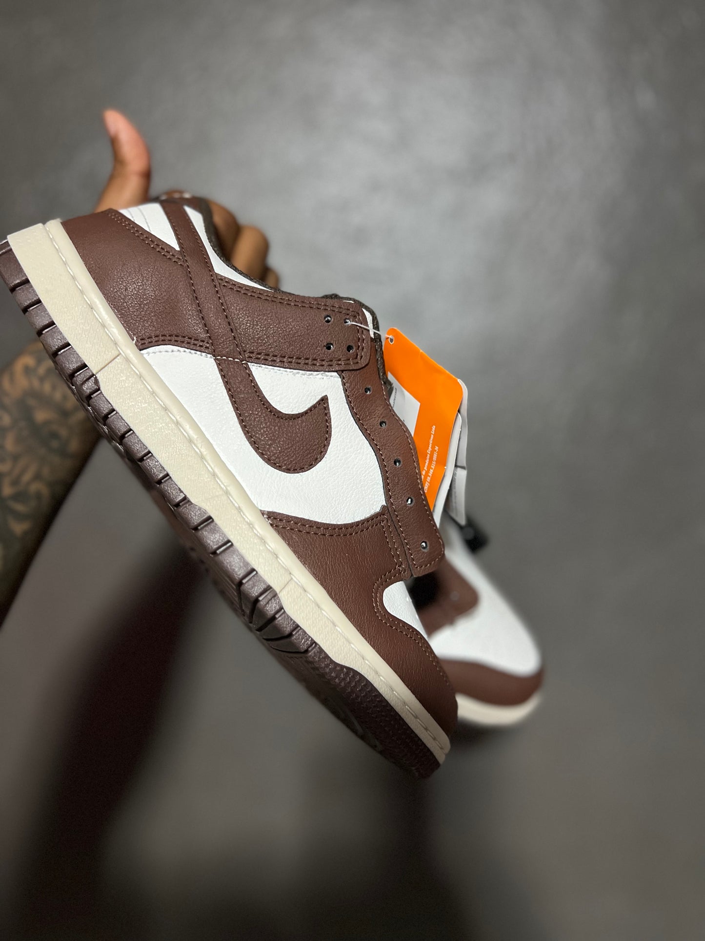 Nike Dunk Low Marrom e Branco